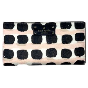 Kate Spade Neda Grove Slim Snap Leather Wallet
